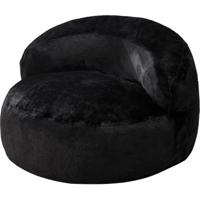 Bean Bag Chair Giant Bean Bag Chairs For Adults Big Bean Bag Chair With Memory Foam Filler Adults Large Beanbag With Faux Fur Cover For Bedroom (Plush | Wayfair North America