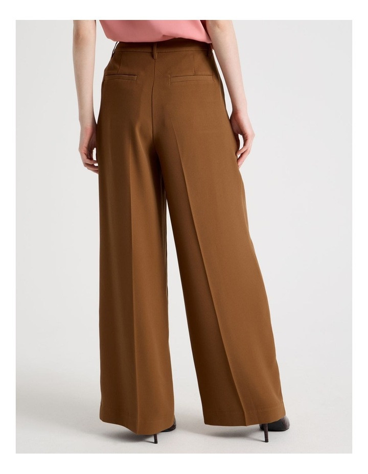 Basque Wide Leg Pant in Tan Camel 6 | Myer
