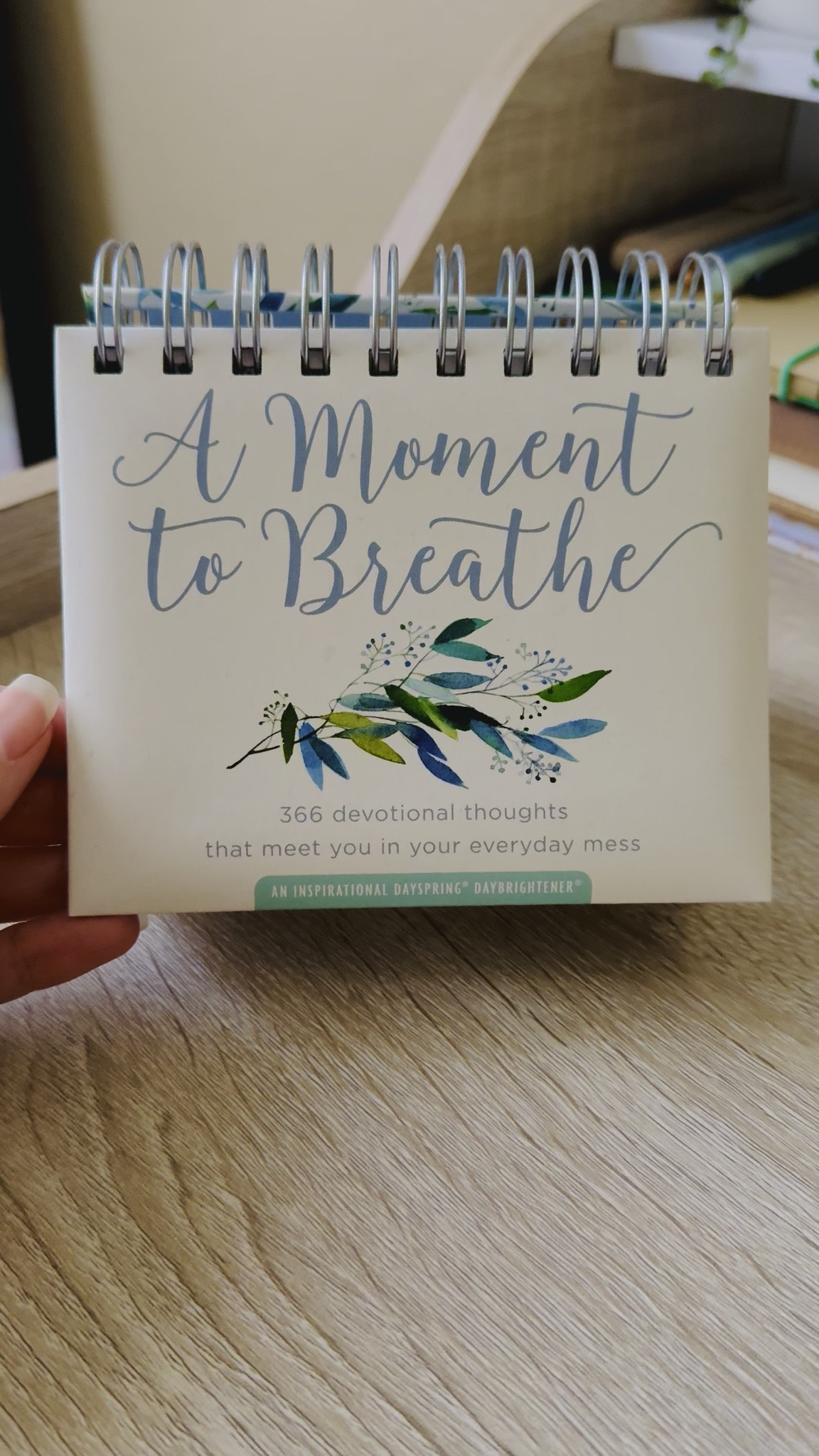 Love this daily devotional by DaySpring. It’s a flip calendar, packed with 366 pages of daily wisdom, inspirational quotes, positive affirmations, and Scripture just for you. You’ll be encouraged every day of the year.



New year resolution, daily meditation, daily scripture, prayer, dailyinspiration, faith

#LTKmorningroutine #LTKdayinmylife #LTKSeasonal #LTKselfcare #LTKmomlife