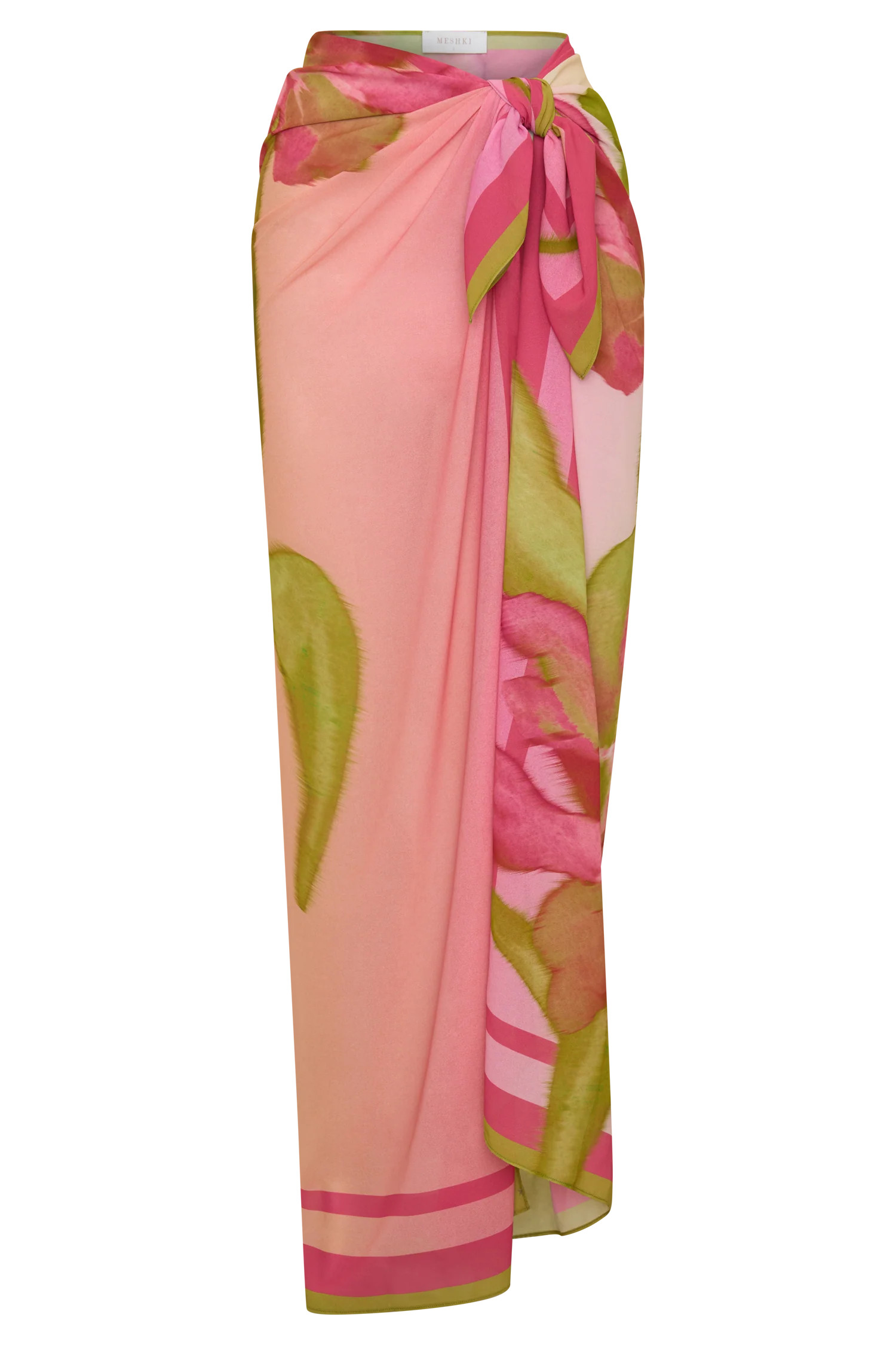 Nena Printed Sarong - Camillea Flower Print | MESHKI US