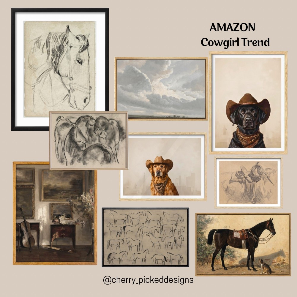 🧲The Cowgirl Home Design style is coming in now and I love it! Especially love it with Coastal Home Decor to mix and make a Coastal Cowgirl Aesthetic!🤠 
.
.
.
.
I have “rounded up” (see what I did there) some art from @Amazon for this style that is not so stereotypical and somewhat neutral. 

#coastalcowgirl #cowgirl #interiordesign #homedecor #wallart #neutralwallart 


#LTKHome #LTKFindsUnder50 #LTKWatchNow