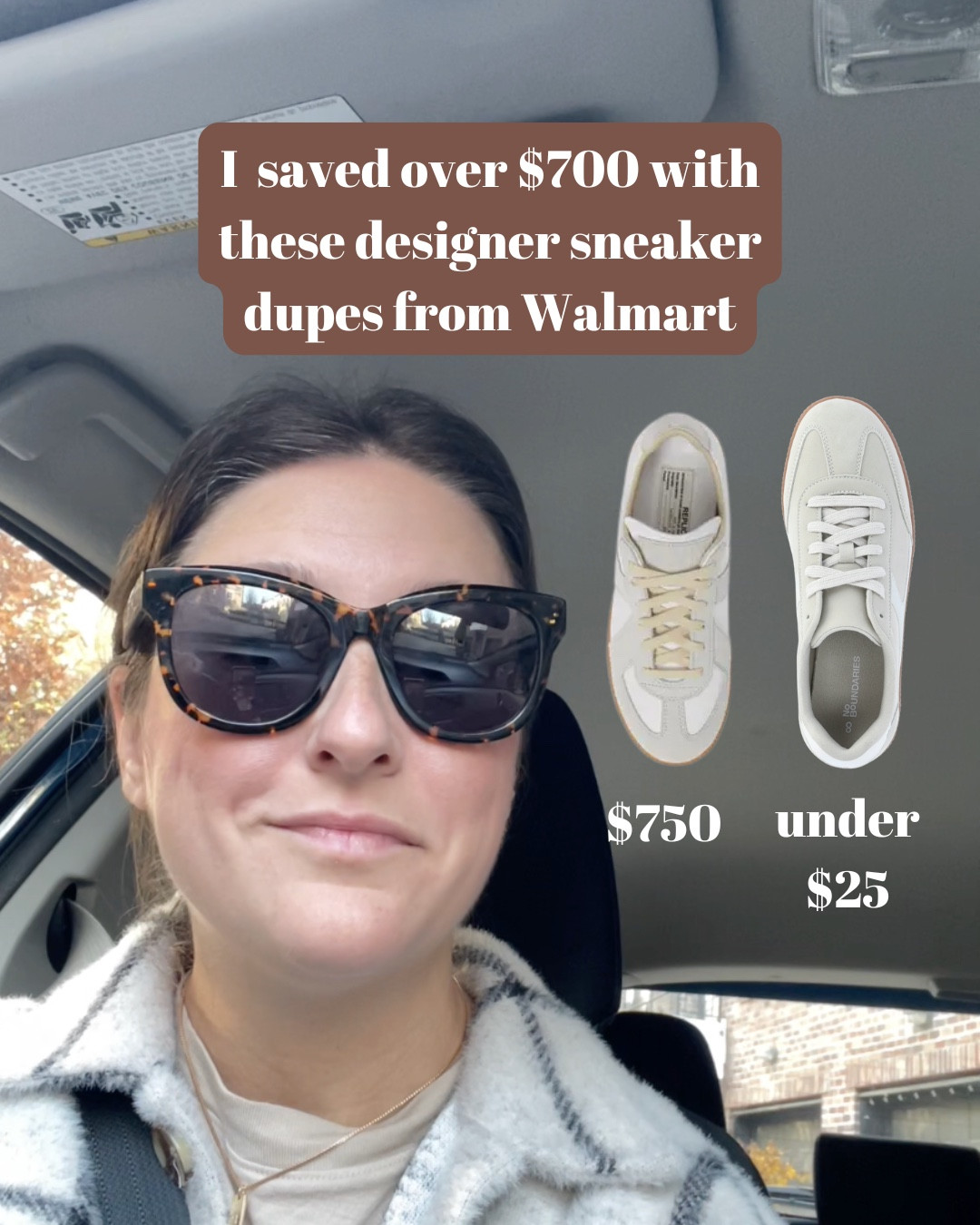 If you love the Maison Margiela Replica sneakers, but don’t want to pay over $700, then you are going to love these runners from Walmart. I saw these in store the other day and was amazed at how high quality they looked in real life. The stitching, the shape, even the colorways give off that same effortlessly cool vibe—but for under $30. It’s the perfect way to get the look without the price tag.


#LTKStyleTip #LTKShoeCrush #LTKFindsUnder50