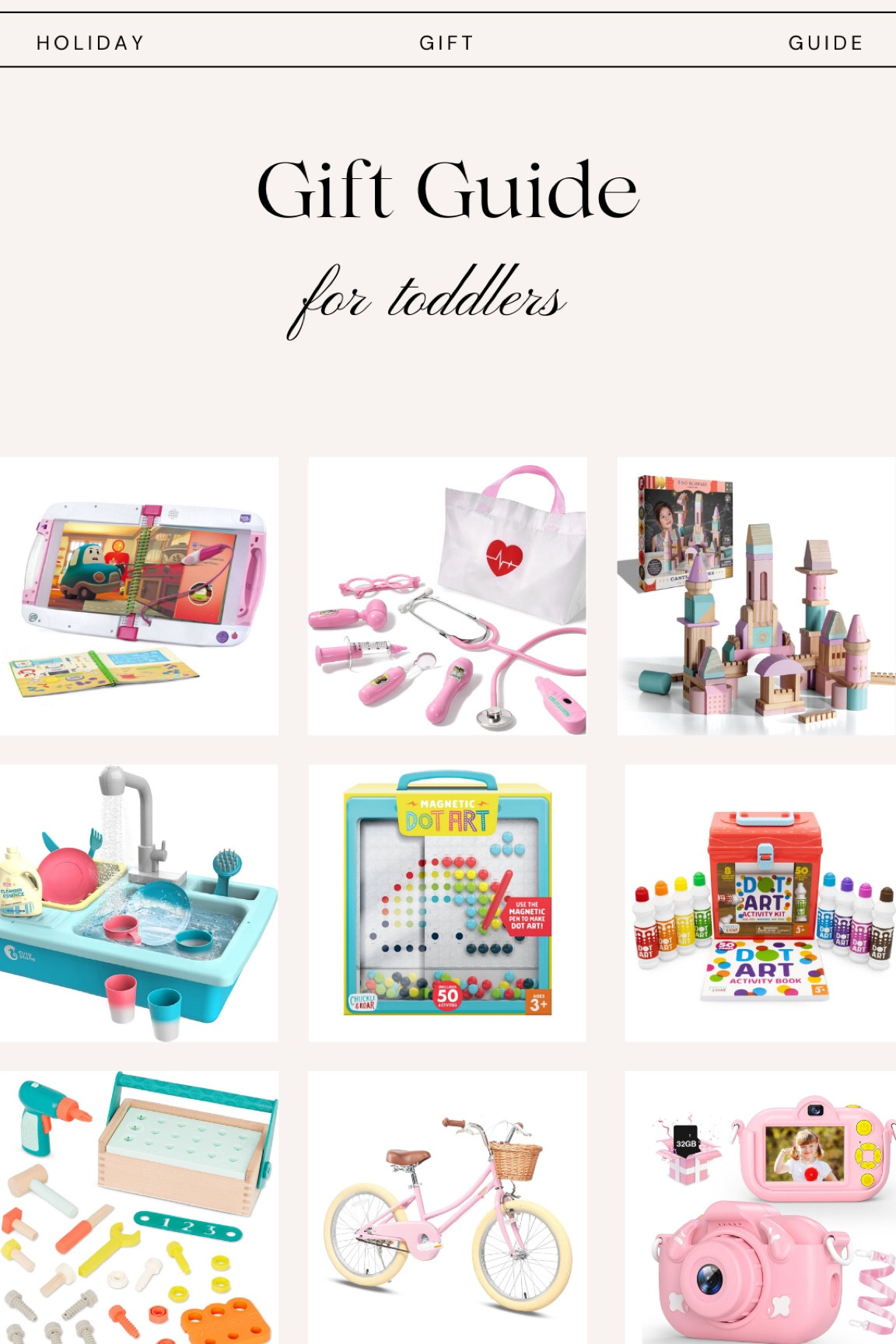 Gift Ideas For Toddlers

#LTKkids #LTKbaby #LTKGiftGuide
