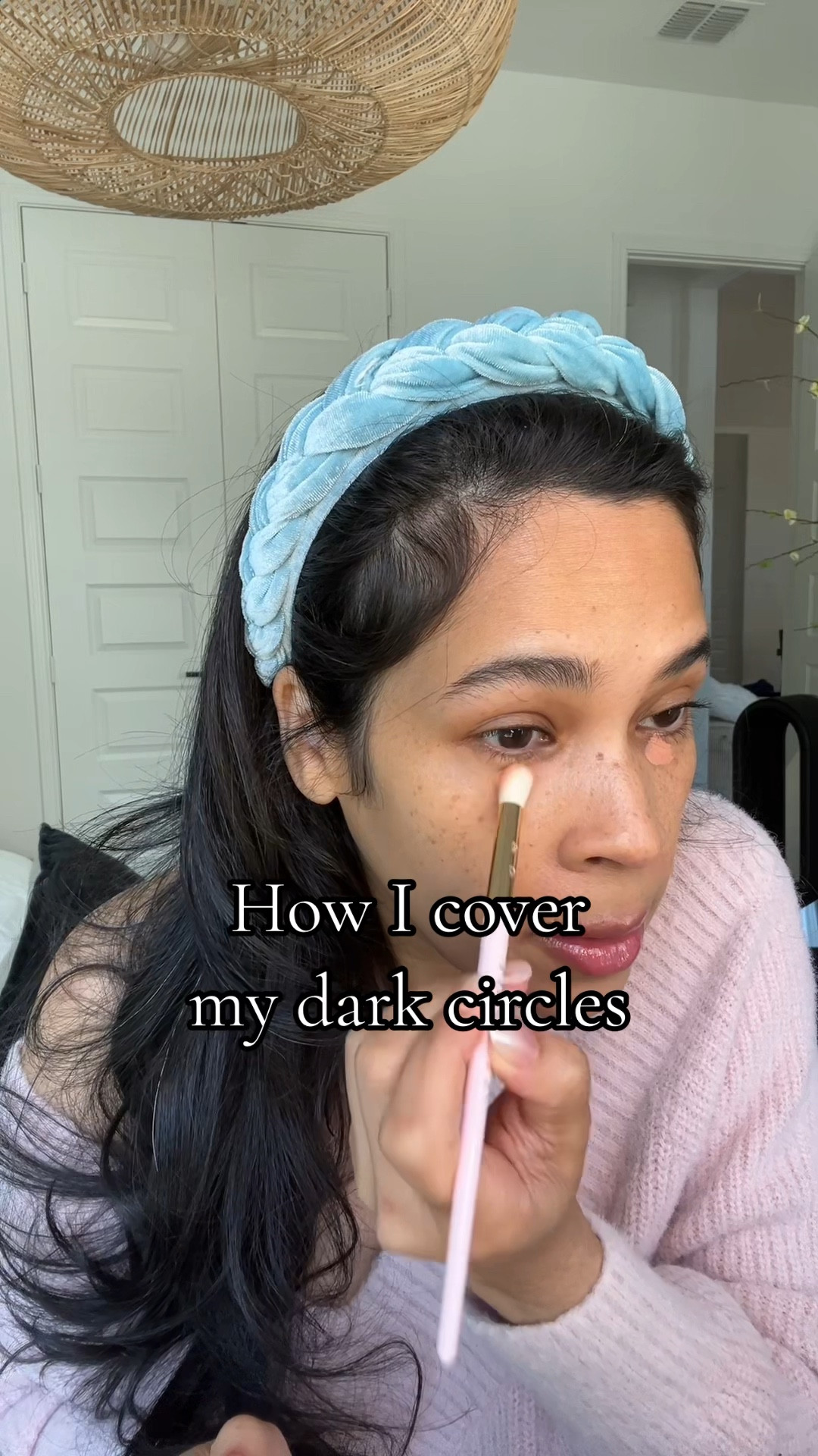 Everything I used to cover my dark circles👇🏽

Foundation shade 2n26
Color corrector shade peach
Concealer skin shade 3 warm olive
Concealer highlight shade2.5 neutral 
Loose powder in color 3
Dibs blush in cool girl 


✨My brushes are available on slmissglam.com use code “misslizheart" for 20% off 

#LTKbeauty #LTKVideo #LTKSeasonal