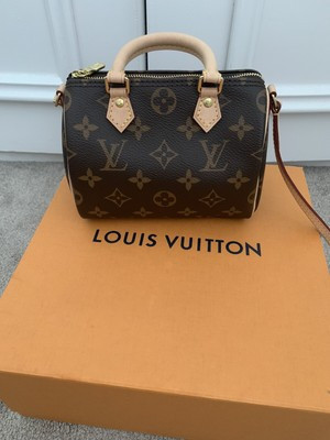 Authentic Louis Vuitton Monogram Nano Speedy Mini Crossbody Handbag (M61252) | eBay | eBay IE
