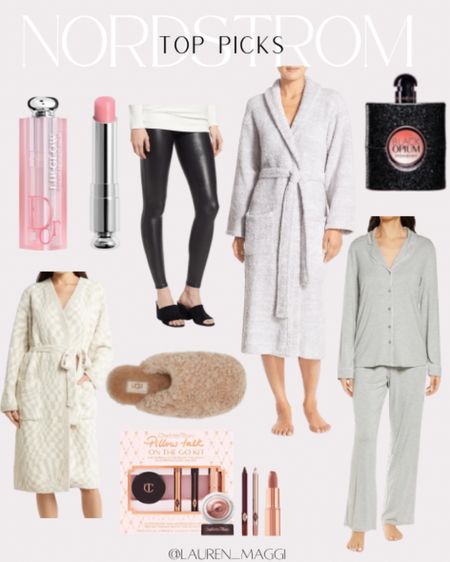 Holiday Gift Guide. Gifts for her. Nordstrom gifts. Ugh slippers. Barefoot Dreams Robe. YSL perfume. Dior lip balm. Pillowtalk lip kit. Spanx leggings. Pajama set. Christmas gifts  

#LTKHoliday #LTKGiftGuide #LTKFind