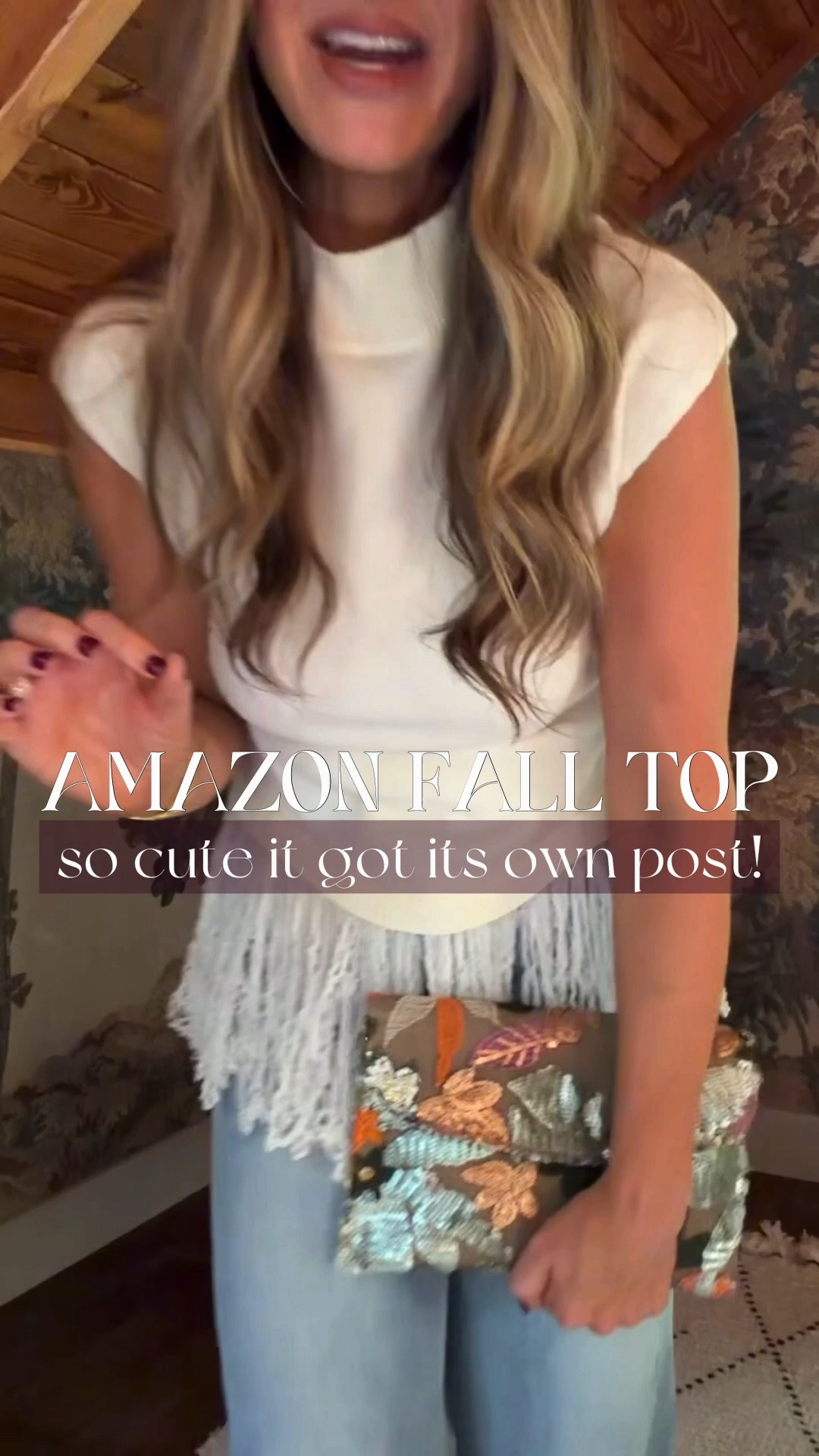The CUTEST Fall Top! 🥹

#LTKOver40 #LTKSeasonal #LTKSaleAlert