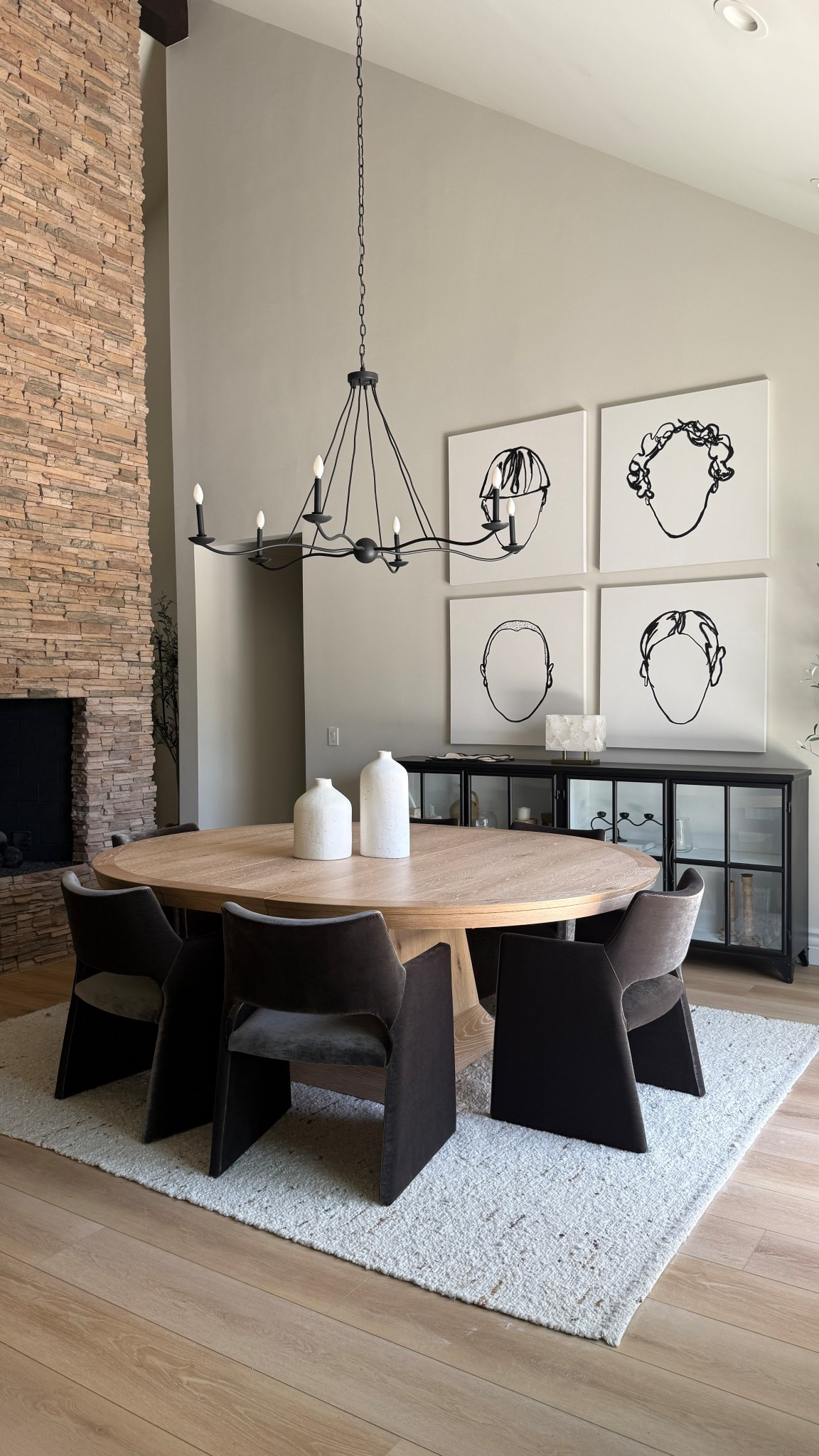 Our new dinning chairs 

Brown dinning chairs 
Neutral home 
Dining room 

#LTKStyleTip #LTKSaleAlert #LTKHome