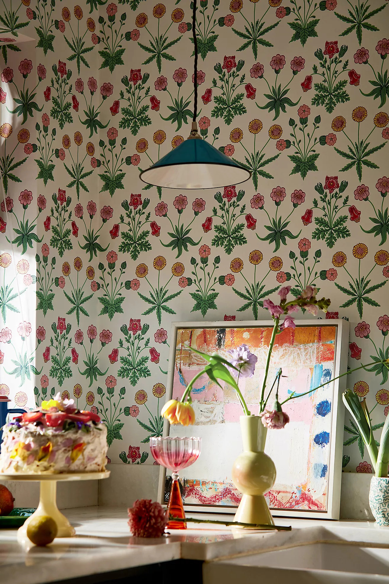Sanderson Archive Daisy Wallpaper | Anthropologie (UK)