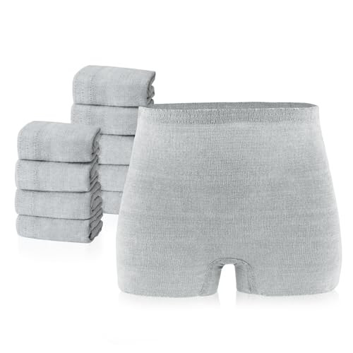 PurComfy 10 Pcs Postpartum Underwear for Women, High Waisted Disposable Boyshort Underwear for Mo... | Amazon (US)