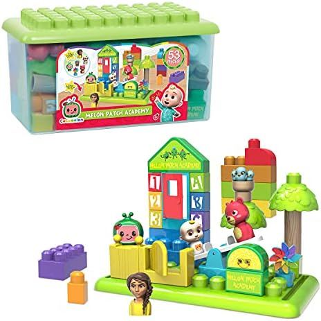 CoComelon Patch Academy, 53 Large Building Blocks Includes 6 Character Figures, by Just Play | Amazon (US)