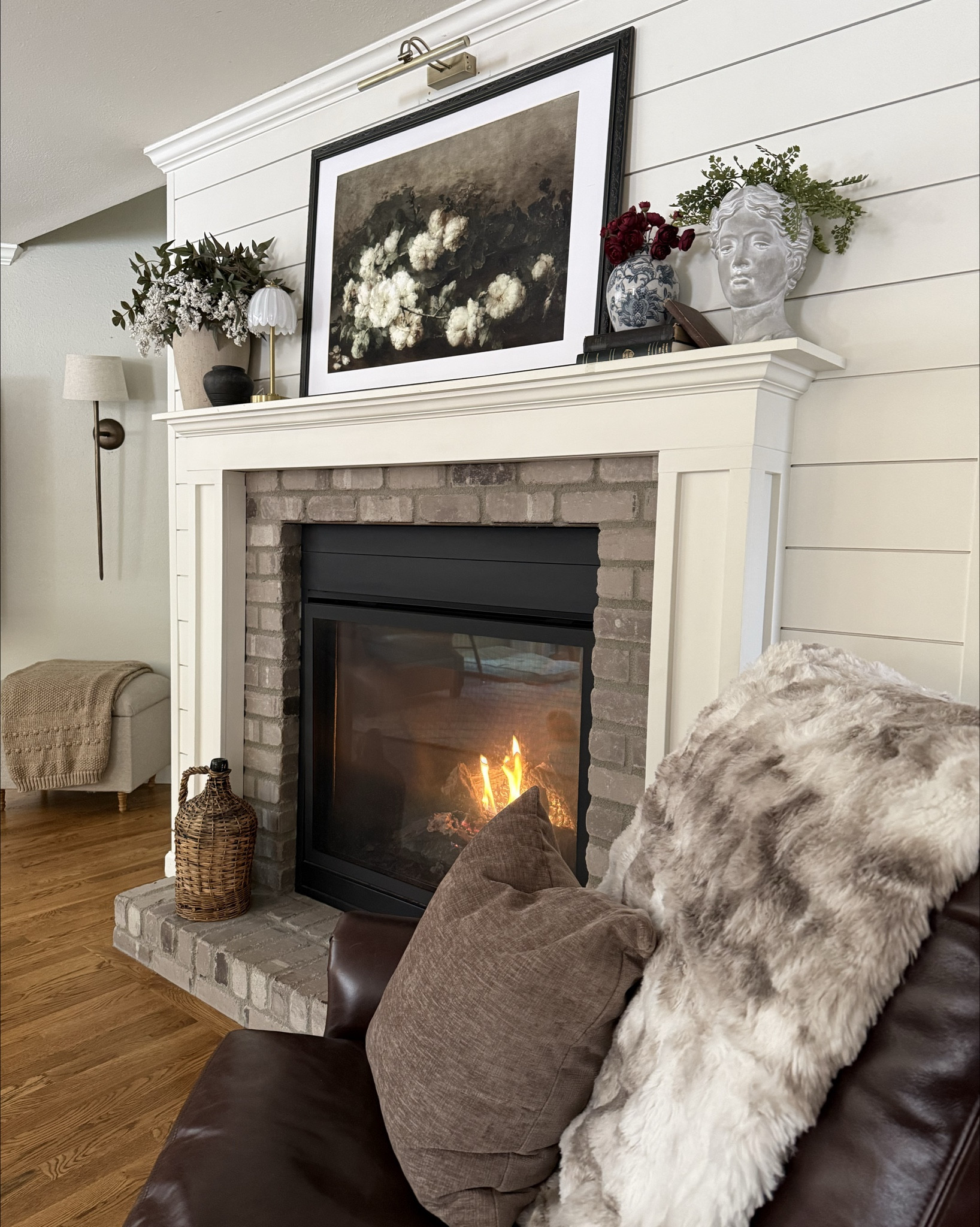 Simple Valentine’s Day inspired mantle decor. 

#LTKHome #LTKSeasonal #LTKValentine