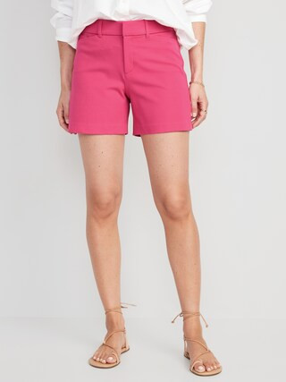High-Waisted Pixie Trouser Shorts for Women -- 5-inch inseam | Old Navy (US)