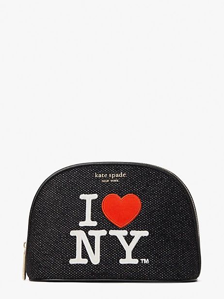 i love ny x kate spade new york large dome cosmetic case | Kate Spade (US)