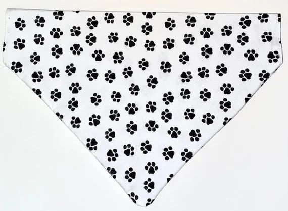 Black & White Dog Paws  Over the Collar | Etsy | Etsy (US)