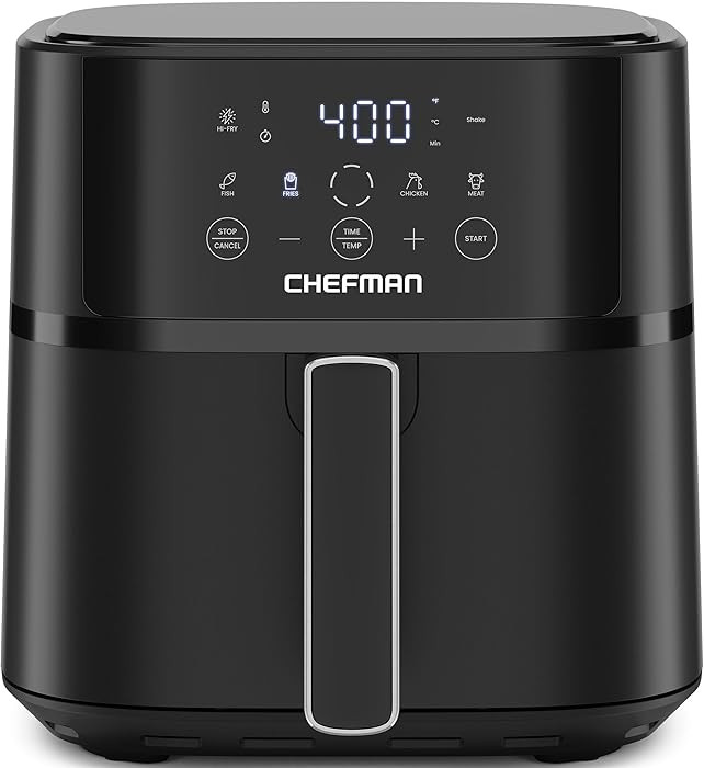 Chefman Air Fryer – 6 QT Compact Airfryer for Quick & Easy Meals in Minutes, Features Hi-Fry Te... | Amazon (US)