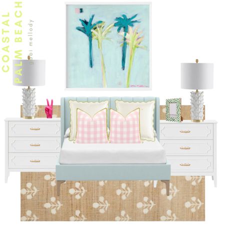 Obsessed with this coastal palm beach inspired room board !!! The patterns >> 

#LTKU #LTKhome