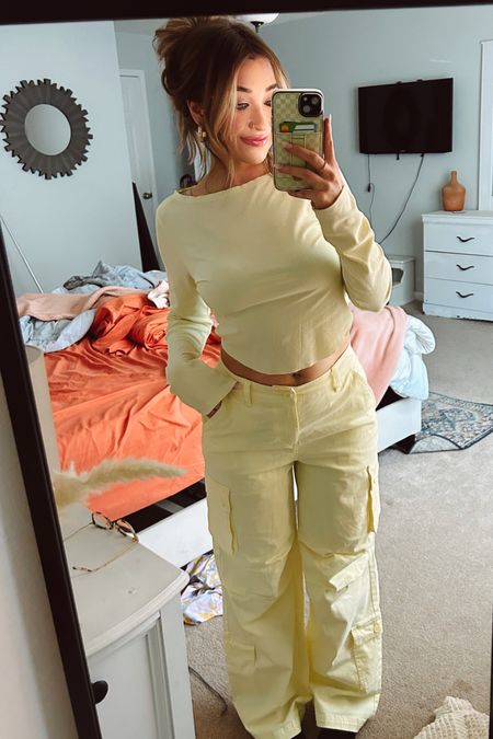 Wild fable by target, butter yellow, pale yellow, cargo pants 

#LTKxTarget #LTKstyletip #LTKU