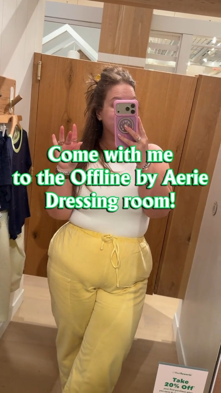 Offline by @Aerie try on  

#LTKActive #LTKootd #LTKSaleAlert