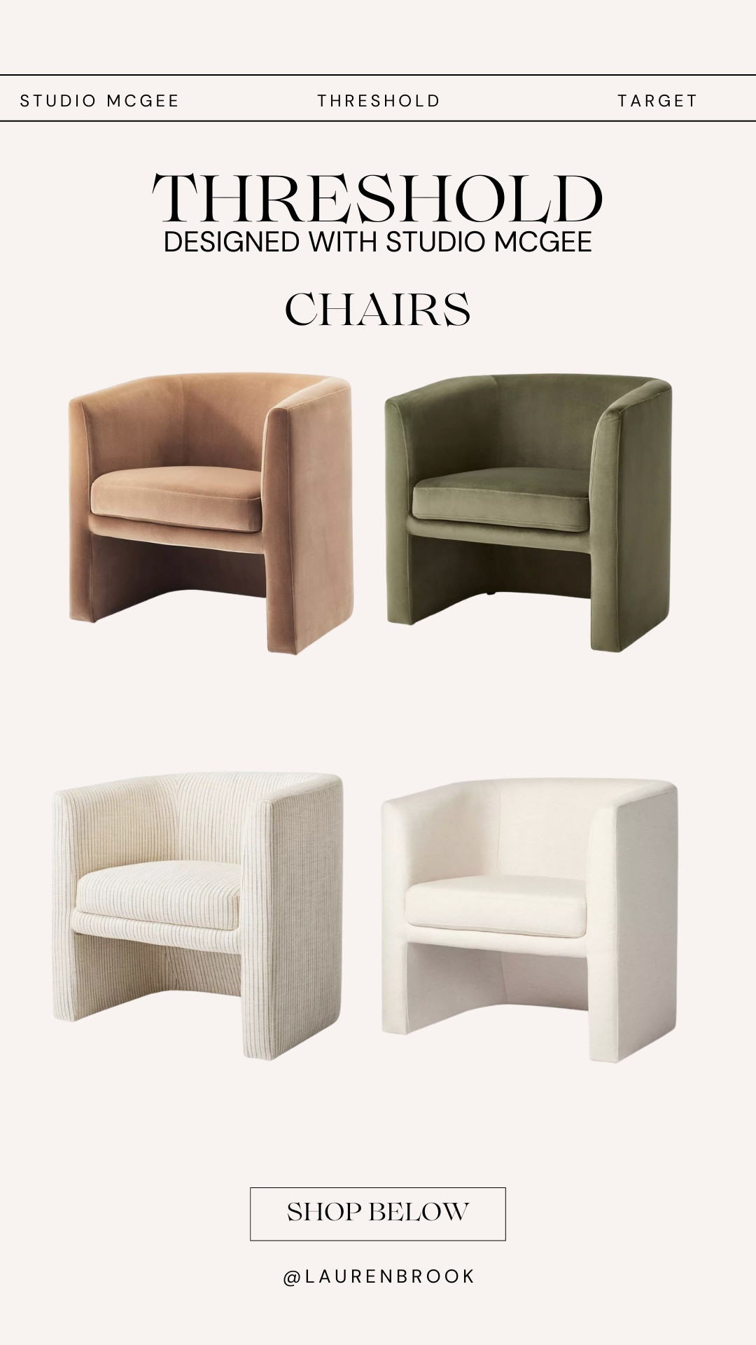 Target’s Threshold Designed with Studio McGee | Spring Edition

Here are some of my favorite new Studio McGee Target items that have come out this winter/spring season.

I love freshening up our home with new furniture that are beautiful color tones.

Here are some of my favorites that bring peace and comfort to a space that should help inspire and bring focus. 

Shop all the things below!

#threshold #targethome #livingroom #studiomcgee #chairs #furniture

#LTKHome #LTKSeasonal