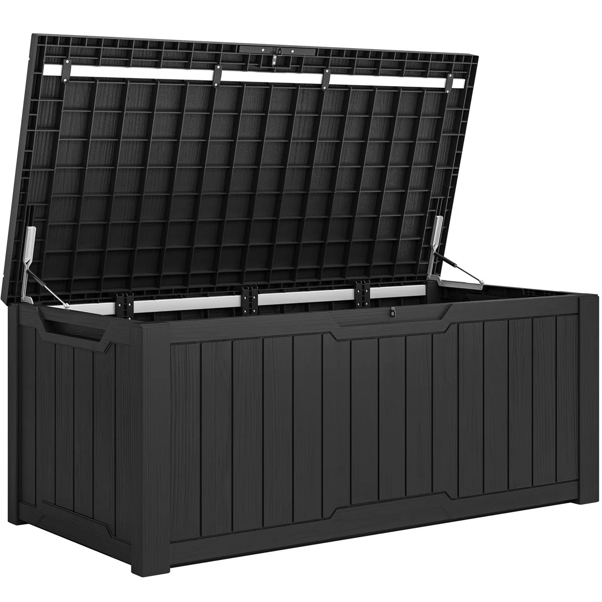 Edrosie Inc 121 Gallons Water Resistant Resin Lockable Deck Box | Wayfair North America