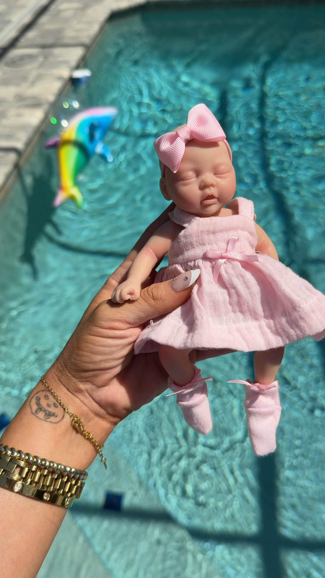 Silicone baby doll. Perfectly sized for a little girl to play with. So realistic too 🥺🫶🏼

#LTKmomlife #LTKKids #LTKBaby