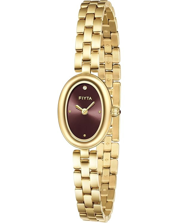 Gold Watches for Women with Small Vintage Bracelet, Oval Case, Dainty Dial, Waterproof, Adjustabl... | Amazon (US)