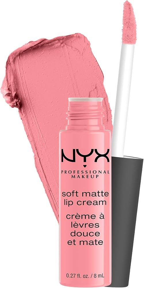 NYX Professional Makeup Soft Matte Lip Cream, Creamy and Matte Finish, Highly Pigmented Colour, L... | Amazon (UK)