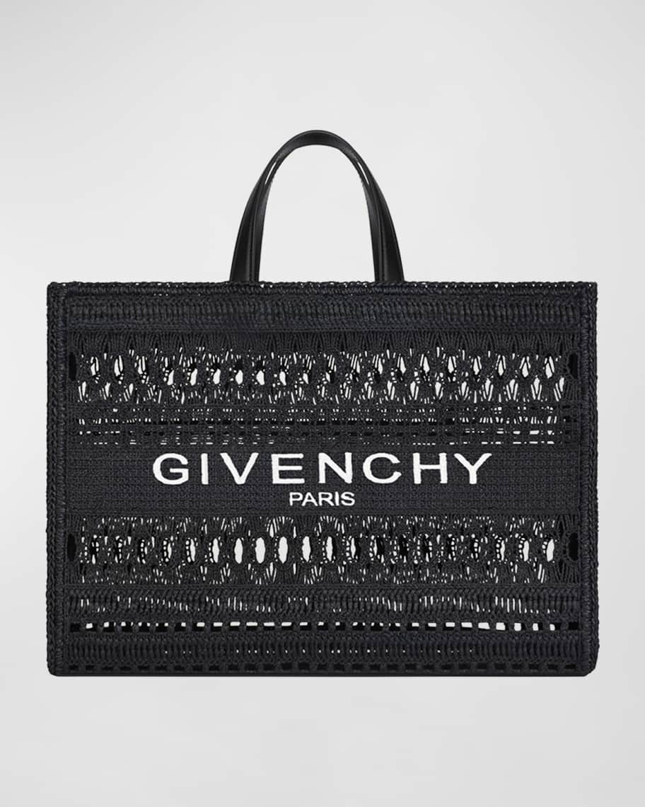 Givenchy Medium G Tote Lace Macrame Shopping Bag | Neiman Marcus