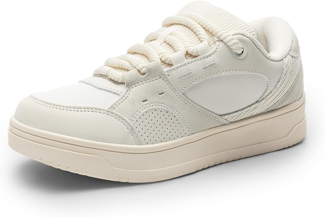 DREAM PAIRS Women's Skateboarding Shoes Low Top Walking Lace-Up Comfortable Casual Vivi Fashion S... | Amazon (US)