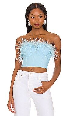 superdown Ramona Bustier Top in Blue from Revolve.com | Revolve Clothing (Global)