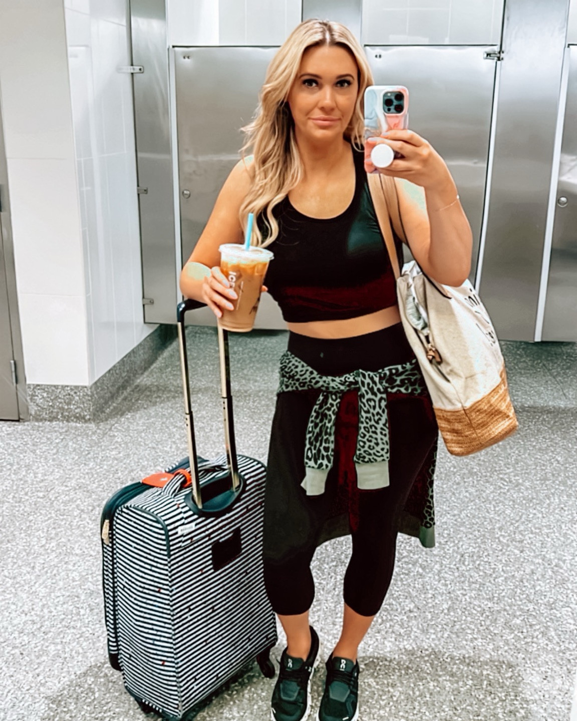 Workout or travel crop top and pants

#LTKFitness #LTKFindsUnder50 #LTKTravel