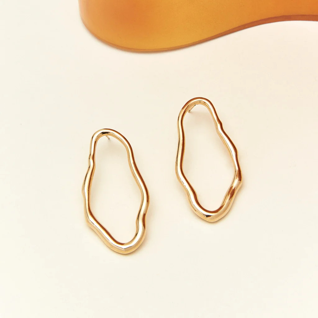 Pernielle Earrings Gold | Mignonne Gavigan