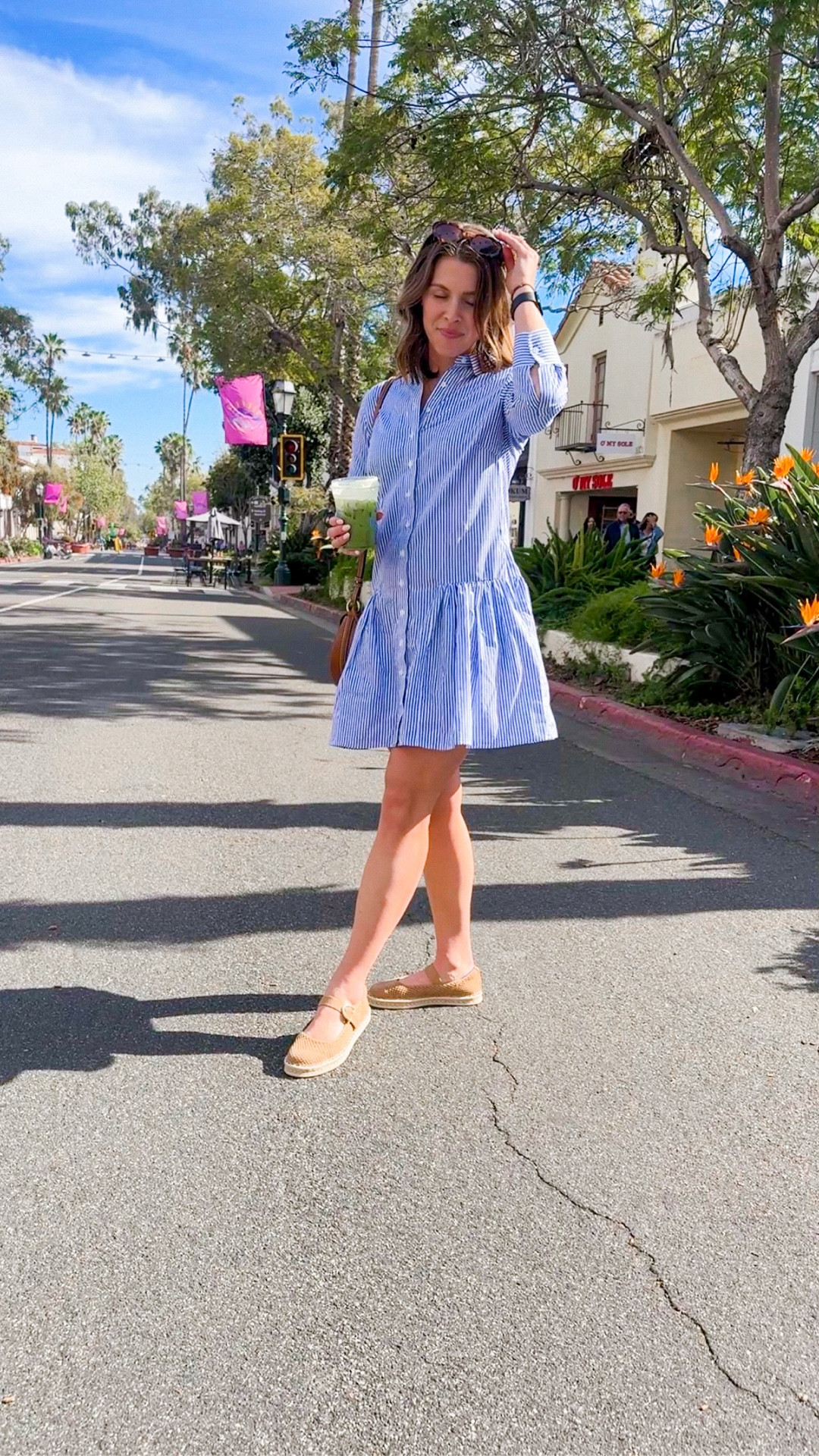 OOTD: exploring Santa Barbara today is this easy transitional outfit with the most comfortable shoes. 

#LTKvlog #LTKTravel #LTKootd