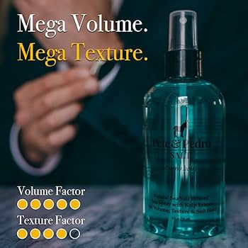 Pete & Pedro SALT - Natural Sea Salt Spray for Hair Men & Women, Adds Instant Volume, Texture, Th... | Amazon (US)