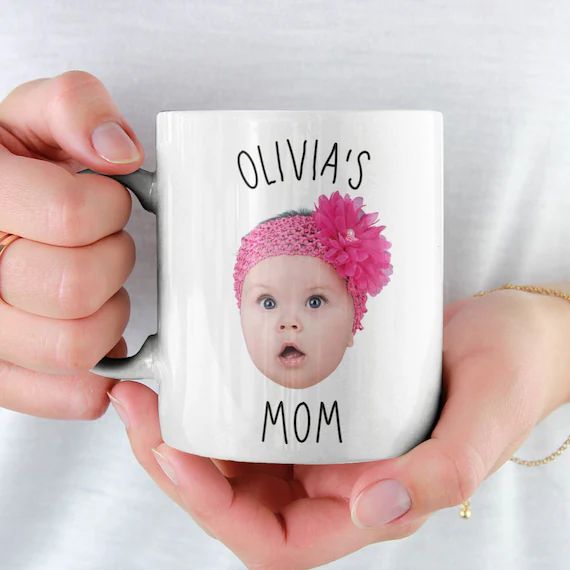 Custom Baby Face Mug / Baby Photo Mug / Personalized Baby Face | Etsy | Etsy (US)