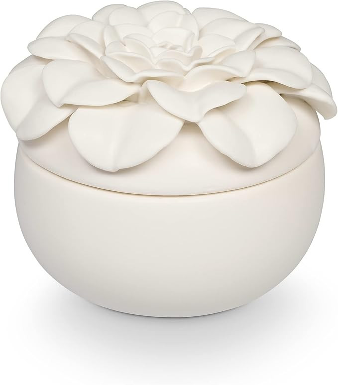 ILLUME Go Be Lovely Ceramic Flower Candle, Citrus Crush | Amazon (US)