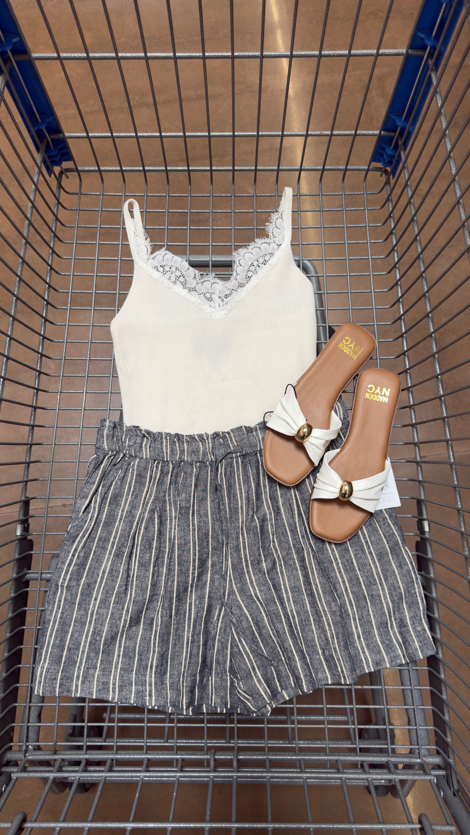Linen shorts outfit inspo. This is perfect for my girls who don't like heavy materials during the summer heat! 

 #LTKgrwm #LTKootd #LTKSeasonal
