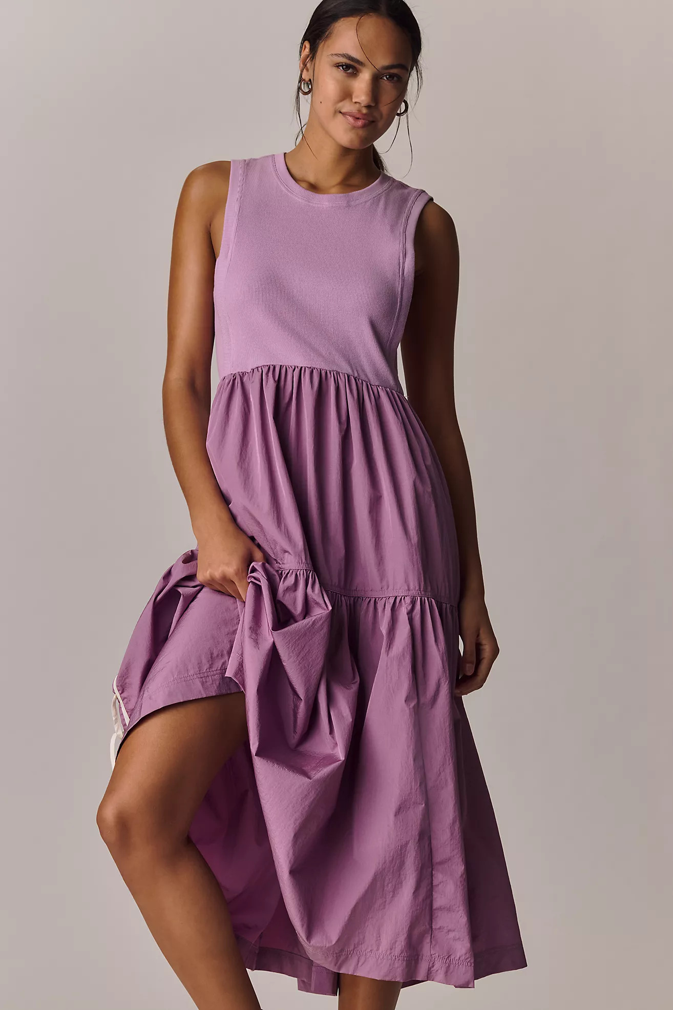 The Bowline Tiered Midi Dress by Daily Practice | Anthropologie (US)