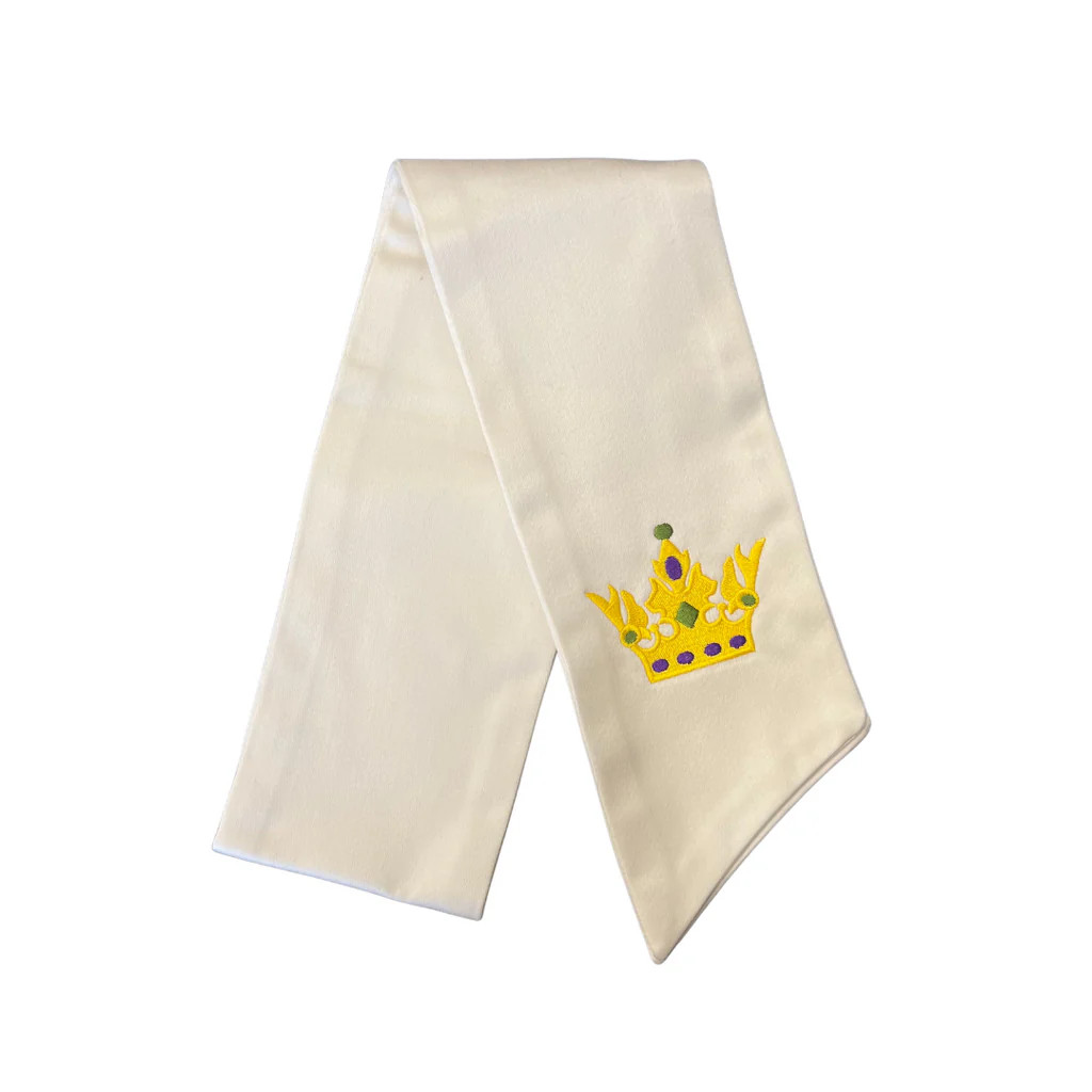 Mardi Gras Wreath Sash | Fig and Dove