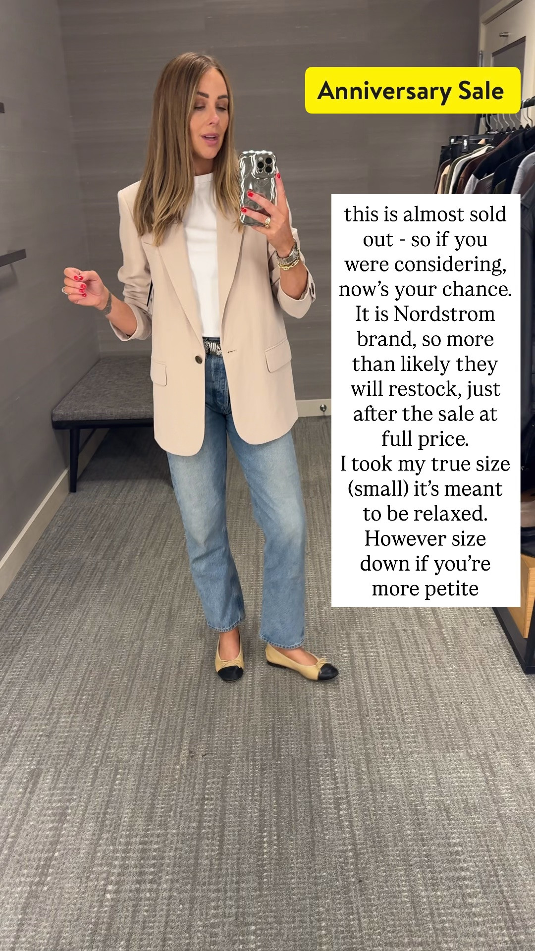 Fashion Jackson NSALE Nordstrom anniversary sale. Wearing a small in the blazer

#LTKOver40 #LTKSaleAlert #LTKootd