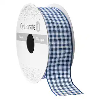 1" x 5yd. Gingham Ribbon by Celebrate It® Classic | Michaels Stores