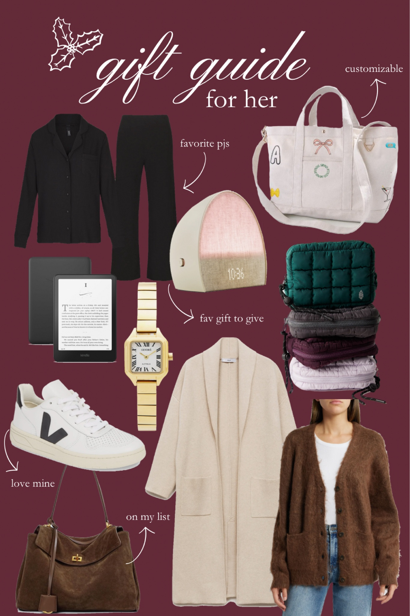 Gifts for her. Mom, sister, friend, cousin, girlfriend, fiancée, wife  

#LTKGiftGuide #LTKHoliday #LTKCyberWeek