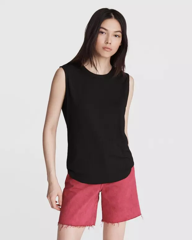 Buy Zoe Jersey Muscle Tank for USD 150.00 | rag & bone | rag + bone