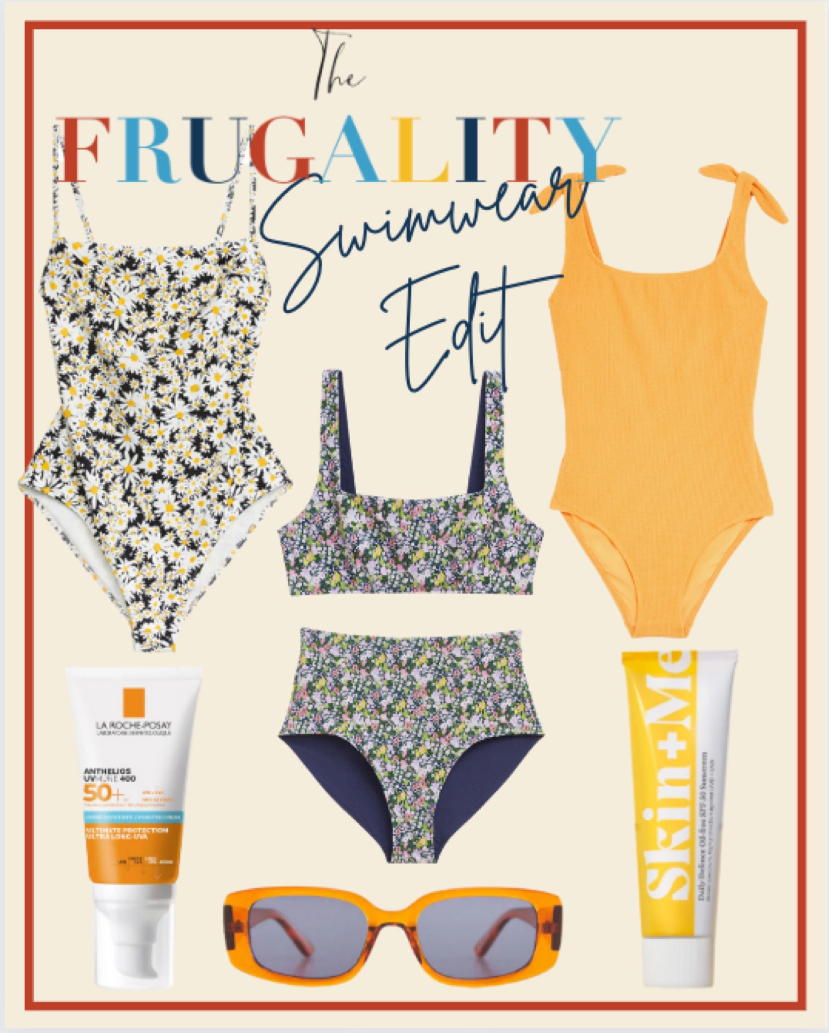 Reversible Bikini Top & Bottom, & Other Stories, Square Neck Swimsuit, ARKET, Textured Tie Shoulder Swimsuit, Mark & Spencer, Rectangular Sunglasses, Mango, SPF 50+ La Roche-Posay, Cult Beauty 

#LTKeurope #LTKSeasonal #LTKstyletip
