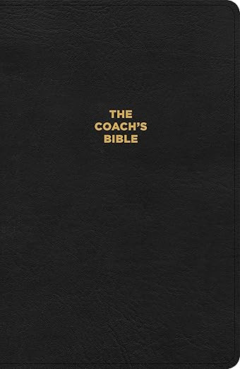 CSB Coach's Bible, Black LeatherTouch, Red Letter, Presentation Page, 365 Days, One Year, Reading... | Amazon (US)