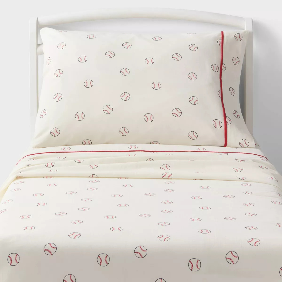 Baseball Kids' Cotton Sheet Set - Pillowfort™ | Target