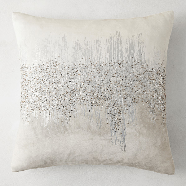 Joie De Vivre Pillow 22" - Grey | Z Gallerie