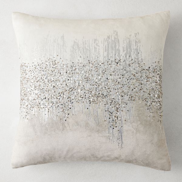 Joie De Vivre Pillow 22" - Grey | Z Gallerie