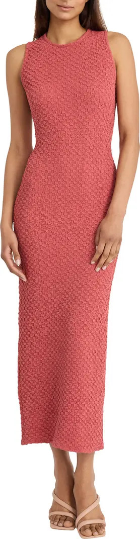 DONNA MORGAN FOR MAGGY Open Back Popcorn Knit Midi Dress | Nordstromrack | Nordstrom Rack